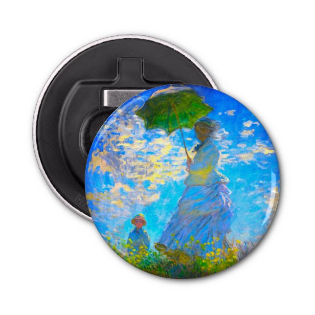 Abrebotellas Monet Woman con una sombrilla (Anverso)