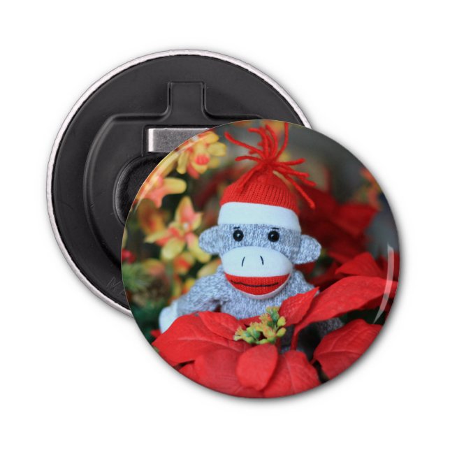 Abrebotellas Mono del navidad (Anverso)