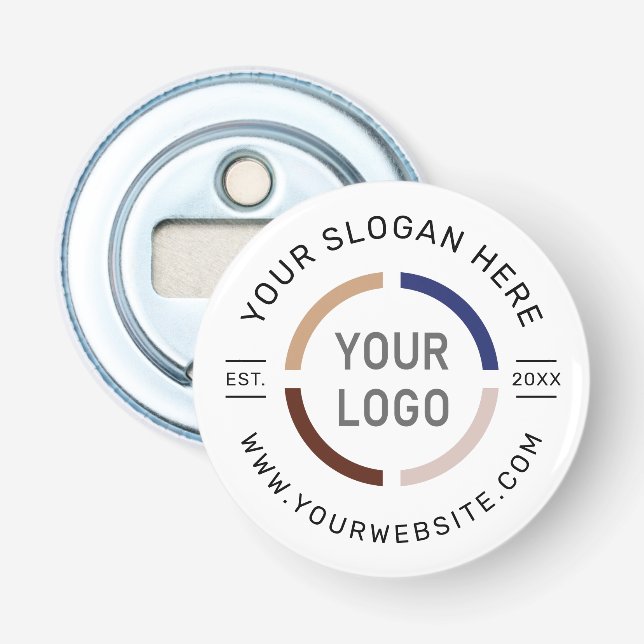 Abrebotellas Monograma simple y personalizado y apertura del fr (Anverso)