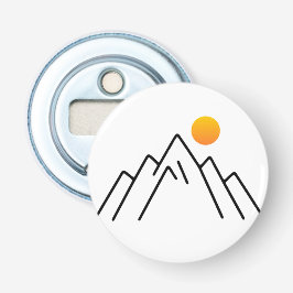 Abrebotellas Montañas minimalistas: Un diseño inspirado en la n