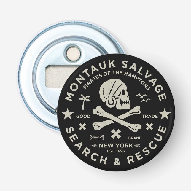 Abrebotellas Montauk Salvage Co. Bottle Opener (Anverso)