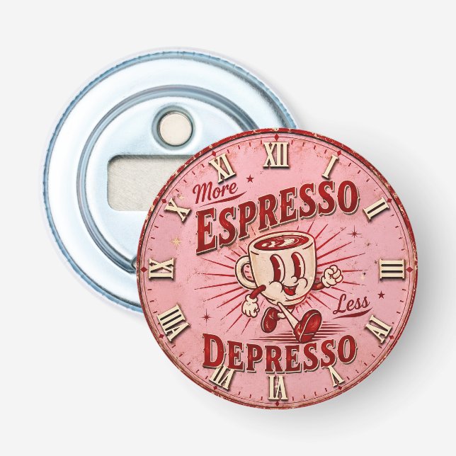 Abrebotellas More Espresso Less Depresso (Anverso)
