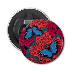 Abrebotellas Morpho garden azul