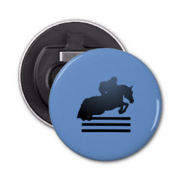 Abrebotellas Mostrar saltador limpiando un obstáculo.