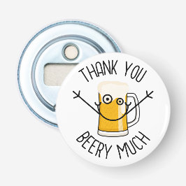 Abrebotellas Muchas Gracias Cervecero - Cara Tonta