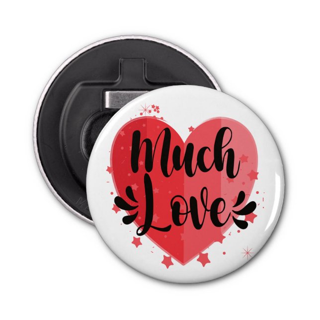 Abrebotellas Mucho amor, gran corazón (Anverso)