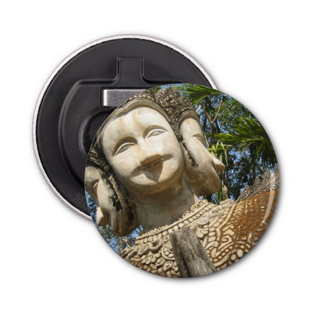 Abrebotellas Muchos Face Wai... Nong Khai, Isaan, Tailandia (Anverso)