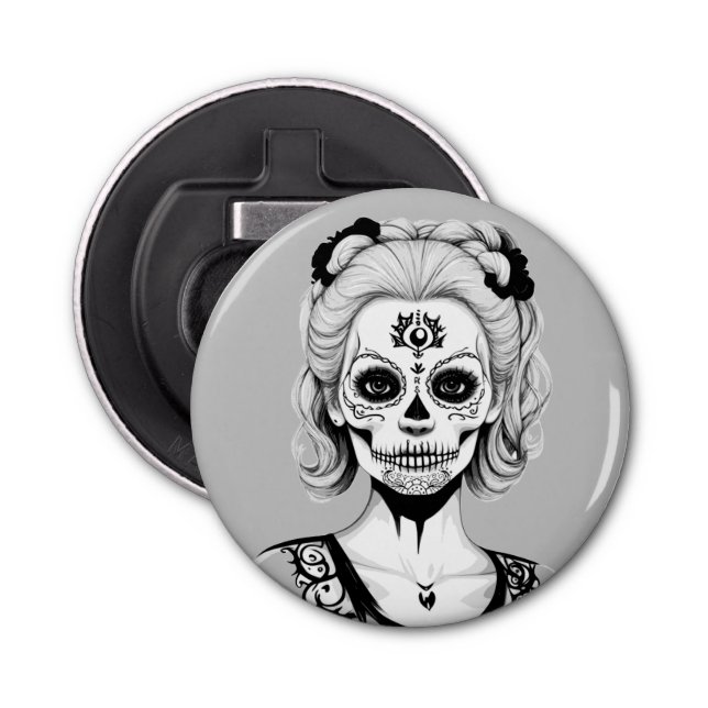 ABREBOTELLAS MUJER DE SKULLHEAD (Anverso)