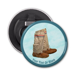 Abrebotellas Mukluks sobre nieve