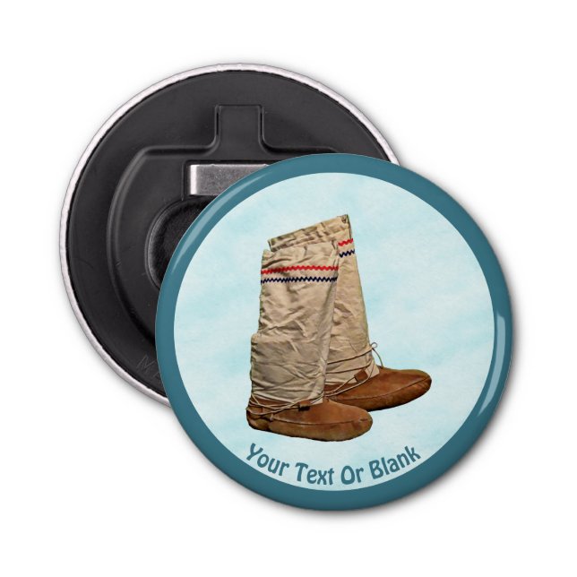 Abrebotellas Mukluks sobre nieve (Anverso)