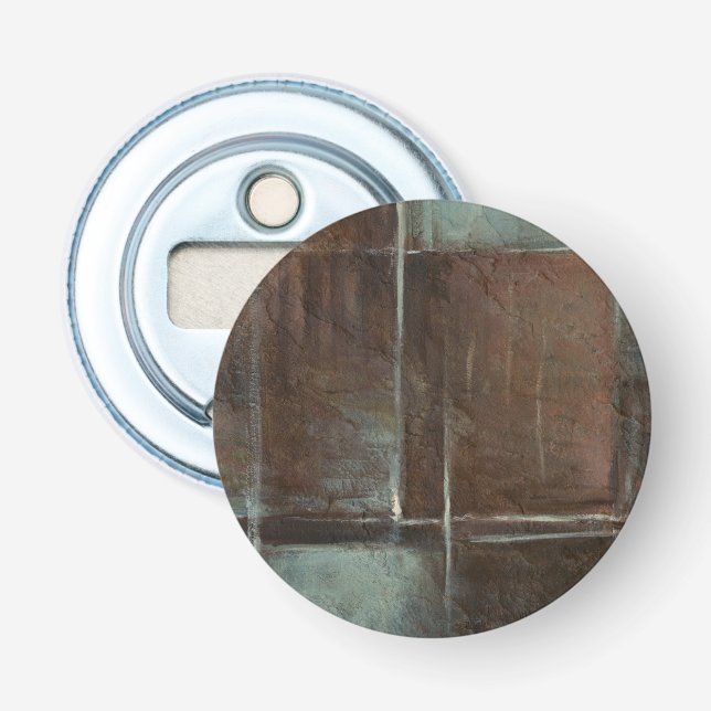 Abrebotellas Muro de ladrillo rojo y gris (Anverso)