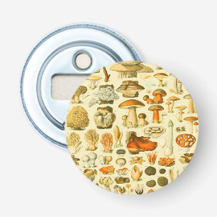 Abrebotellas Mushroom Vintage Toadstool Ilustracion antiguo