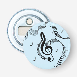 Abrebotellas Música Climactic G Clef Blue