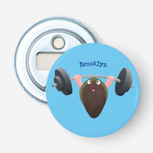 Abrebotellas Mussel gracioso trabajando en ilustracion personal