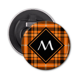 Abrebotellas Naranja de Halloween Tartan