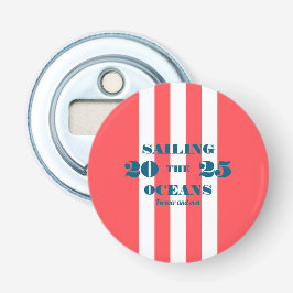 Abrebotellas Nautical Party Button Bottle Opener