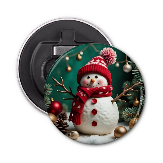 Abrebotellas Navidad vintage - Apertura de botellas (Anverso)