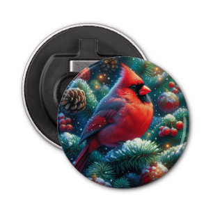 Abrebotellas Navidades/cardenal invernal