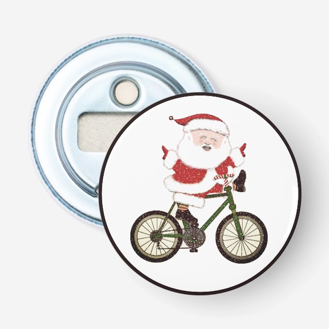 Abrebotellas Navidades ciclistas (Anverso)