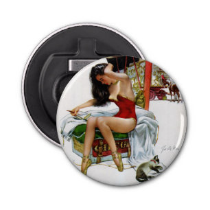 Abrebotellas Navidades de arte ventilado Circus Beauty Chica de