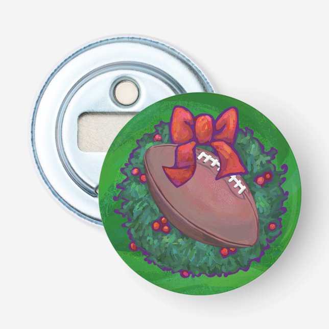 Abrebotellas Navidades de fútbol (Anverso)