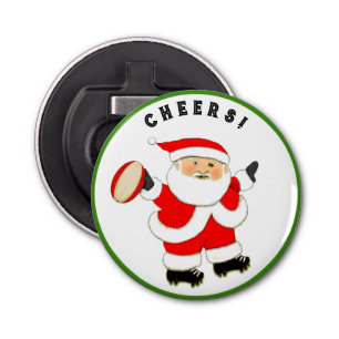 Abrebotellas Navidades de rugby levantan pantalones