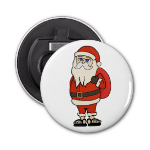 Abrebotellas Navidades de Santa Claus Flip Flops