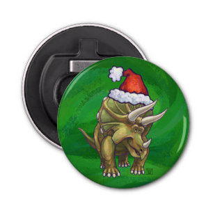 Abrebotellas Navidades de Triceratops Green