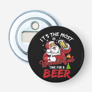 Abrebotellas Navidades divertidos Santa Claus Beer Beer Wonderf