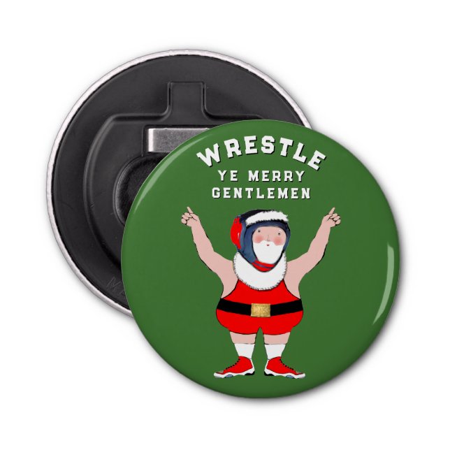 Abrebotellas Navidades en lucha libre (Anverso)