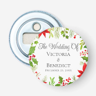 Abrebotellas Navidades festivos Boda Floral personalizada