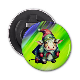 Abrebotellas Navidades Gnome Cow-83456