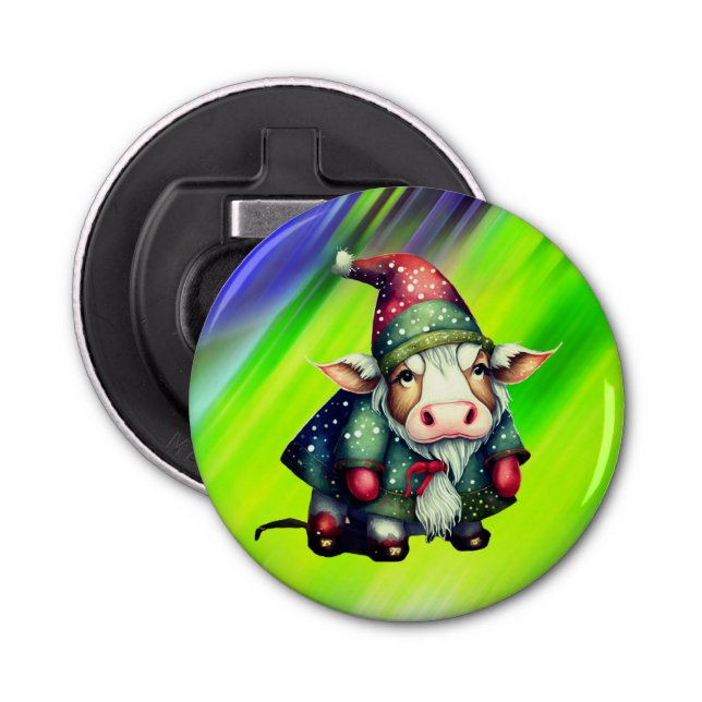 Abrebotellas Navidades Gnome Cow-83456 (Anverso)
