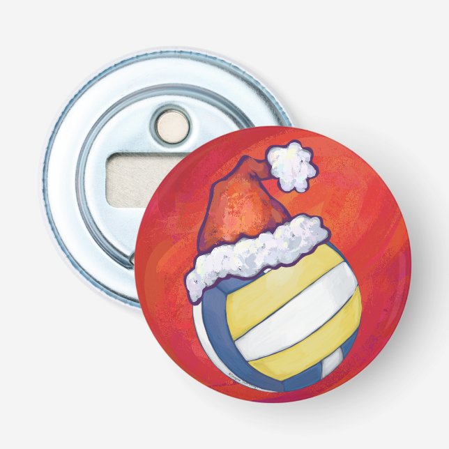 Abrebotellas Navidades Gorra Voleibol (Anverso)