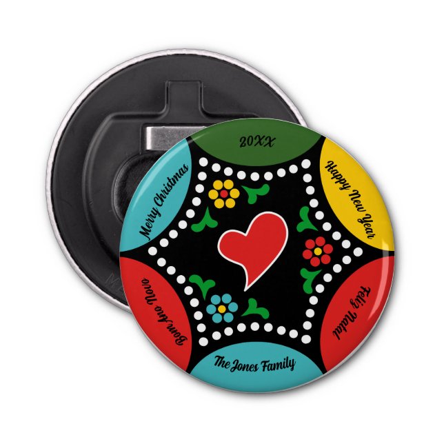 Abrebotellas Navidades portugueses Fiestas y regalos (Anverso)