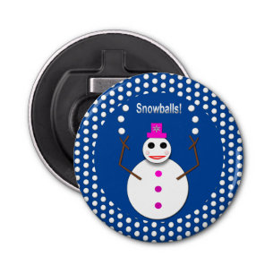 Abrebotellas Navidades Snowlady Juggys Nieves Graciosa