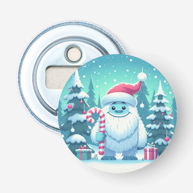 Abrebotellas Navidades/yeti de invierno (Anverso)