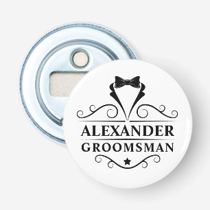 Abrebotellas Neumático negro de Groomsman