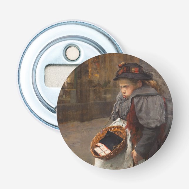 Abrebotellas Niña Cerilla Pobre Golfillo Callejero Pobreza Urba (Anverso)