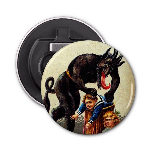 Abrebotellas Niños de Krampus en el estreno de botellas navideñ (Anverso)