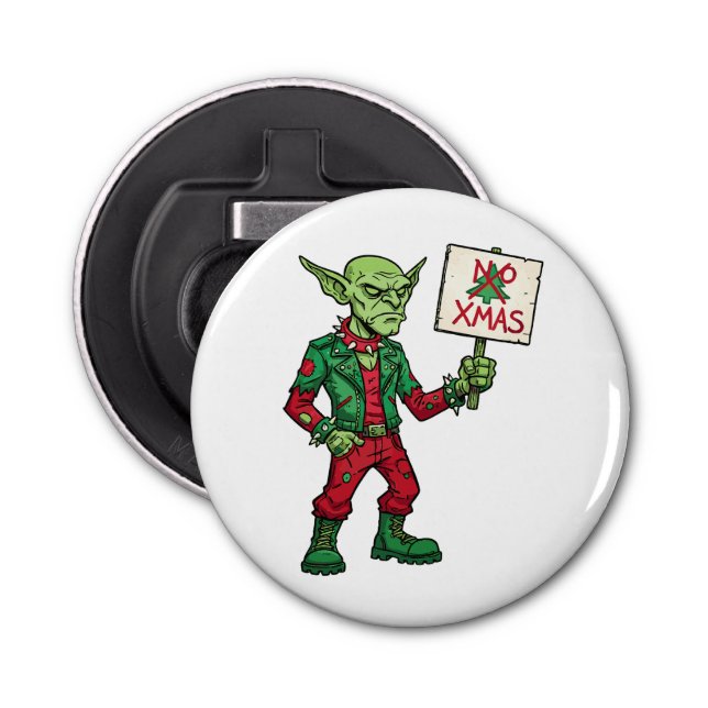 Abrebotellas No Christmas – Rebel Alien Style (Anverso)