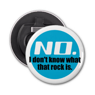 Abrebotellas No sé qué es esa roca (azul)