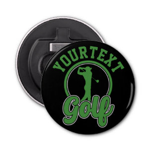 Abrebotellas NOMBRE ADICIONAL DE Golf Personalizado Retro Pro G