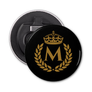 Abrebotellas Nombre de la Corona Dorada del Rey Real Vintage Ne