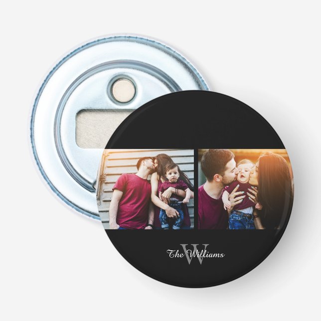 Abrebotellas Nombre familiar 2-Collage de fotos (Anverso)