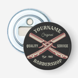 Abrebotellas NOMBRE personalizado Barber Straight Razor Barbers