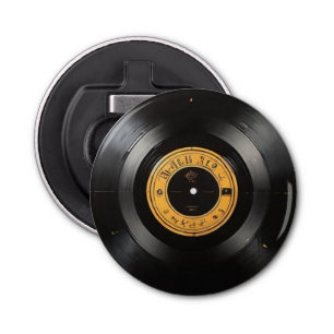 Abrebotellas Nostalgia del desbloqueo: registro del vinilo retr