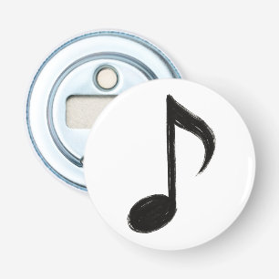 Abrebotellas Nota Musical Minimalista – Estilo Pincelada de Tin