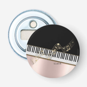 Abrebotellas Notas de la música moderna de oro,Piano Keys Rosa