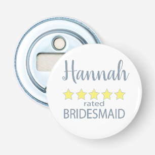 Abrebotellas Novia y Cortejo Nupcial 5 Estrellas Dama de Honor